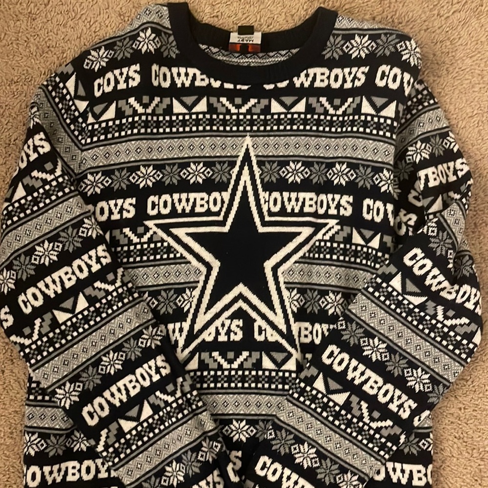 Dallas cowboys men Christmas sweater